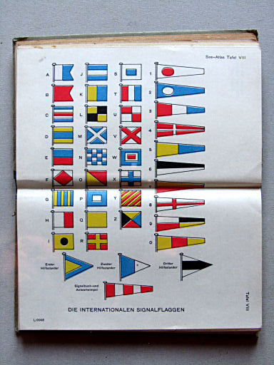 Justus Perthes See-Atlas (1944)
Tafel VIII. Die internationalen Signalflaggen
