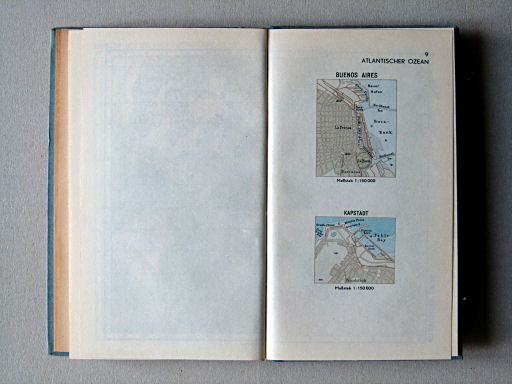 Haack, Die Weltmeere (1954)
8/9. Buenos Aires, Kapstadt