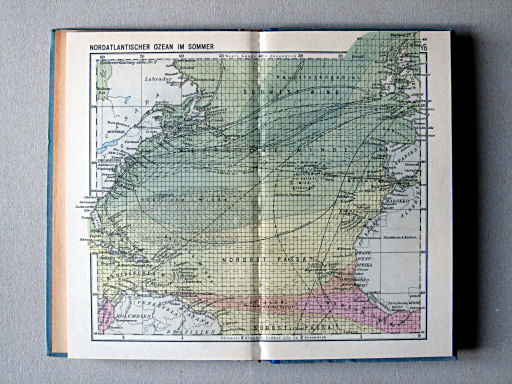 Haack, Die Weltmeere (1954)
10. Nordatlantischer Ozean im Sommer