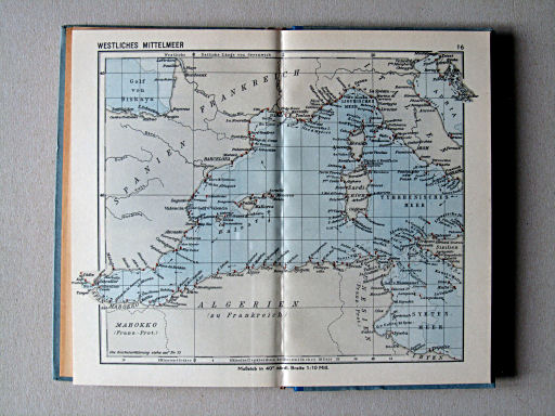 Haack, Die Weltmeere (1954)
16. Westliches Mittelmeer