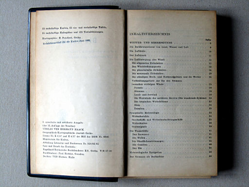 Haack, Die Weltmeere (1962)
Inhoudsopgave 1 / Table of contents 1