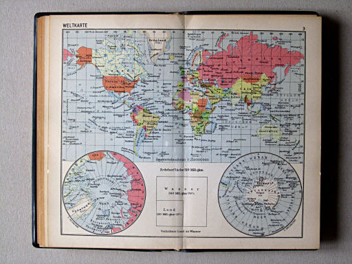 Haack, Die Weltmeere (1962)
3. Weltkarte