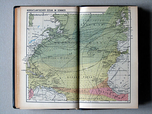 Haack, Die Weltmeere (1962)
10. Nordatlantischer Ozean im Sommer