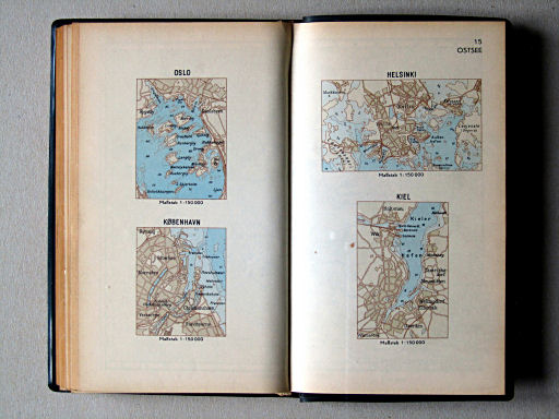 Haack, Die Weltmeere (1962)
14/15. Oslo, København, Helsinki, Kiel