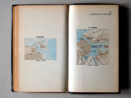 Haack, Die Weltmeere (1962)
17/18. Veracruz, La Habana