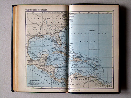 Haack, Die Weltmeere (1962)
18. Westindische Gewässer