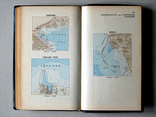 Haack, Die Weltmeere (1962)
19/20. Yokohama, Tandjung Priok, Manila