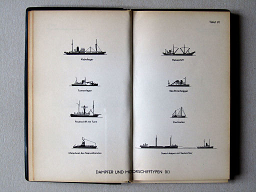 Haack, Die Weltmeere (1962)
Tafel VI. Dampfer- und Motorschifftypen (II)