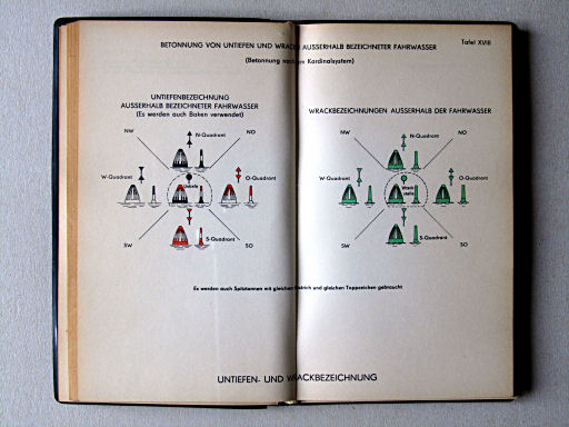 Haack, Die Weltmeere (1962)
Tafel XVIII. Untiefen- und Wrackbezeichnung