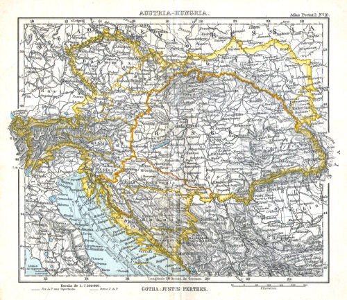 Atlas portatil de Justus Perthes (1911)
10. Austria-Hungria