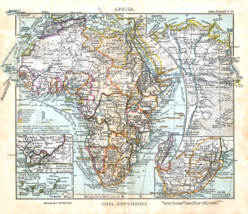 Atlas portatil de Justus Perthes (1911)
17. Africa
