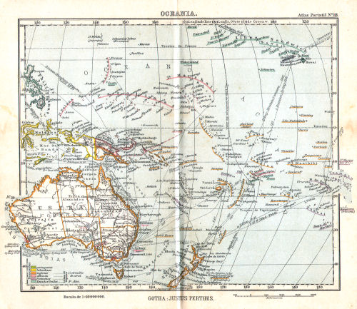 Atlas portatil de Justus Perthes (1911)
18. Oceania