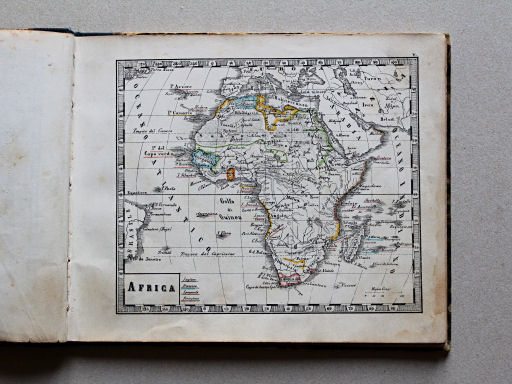Veladini, Atlante tascabile scolastico, 1855
5. Africa