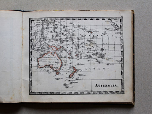 Veladini, Atlante tascabile scolastico, 1855
8. Australia