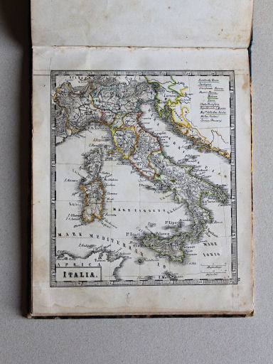 Veladini, Atlante tascabile scolastico, 1855
11. Italia