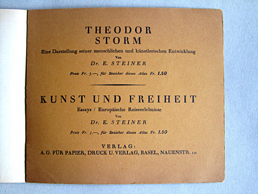 Kleiner Handatlas der ganzen Welt (ca. 1934)
Binnenkant omslag (achter) / Inside cover (back)