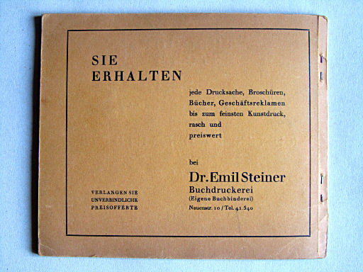 Kleiner Handatlas der ganzen Welt (ca. 1934)
Achterkant omslag / Back cover