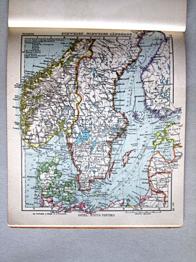 Kleiner Handatlas der ganzen Welt (ca. 1934)
10. Schweden, Norwegen, Dänemark