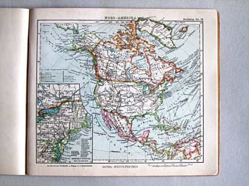 Kleiner Handatlas der ganzen Welt (ca. 1934)
18. Nord-Amerika