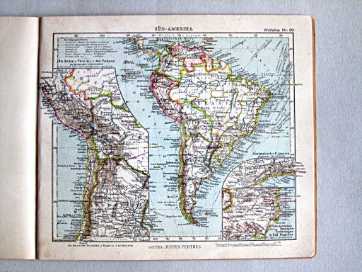 Kleiner Handatlas der ganzen Welt (ca. 1934)
20. Süd-Amerika