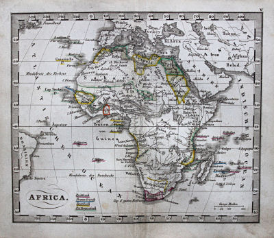 Perthes' Taschen-Atlas über alle Theile der Erde (1845)
5. Africa