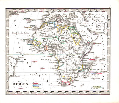 Perthes' Taschen-Atlas über alle Theile der Erde (1850)
5. Africa