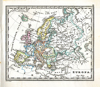 Perthes' Taschen-Atlas über alle Theile der Erde (1866)
3. Europa