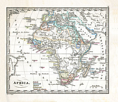 Perthes' Taschen-Atlas über alle Theile der Erde (1866)
5. Africa