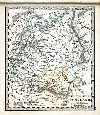 Perthes' Taschen-Atlas über alle Theile der Erde (1866)
23. Europaeisches Russland