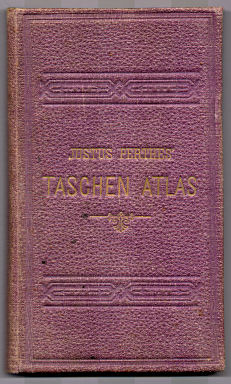 Perthes' Taschen-Atlas über alle Theile der Erde (1878)
Voorkant band / Front cover