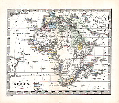 Perthes' Taschen-Atlas über alle Theile der Erde (1878)
5. Africa