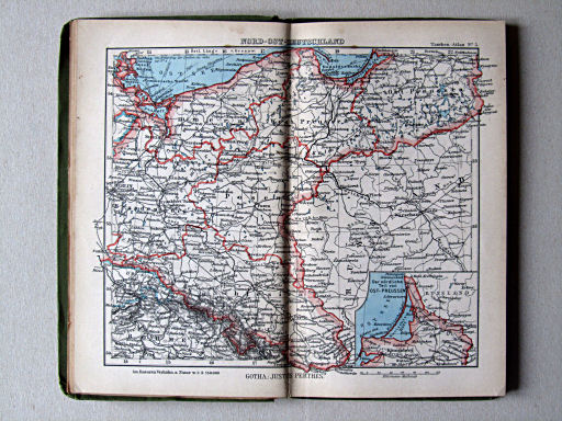 Perthes' Taschen-Atlas (1886)
5. Nord-Ost-Deutschland