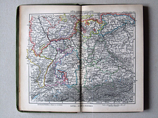Perthes' Taschen-Atlas (1886)
6. Süd-Deutschland