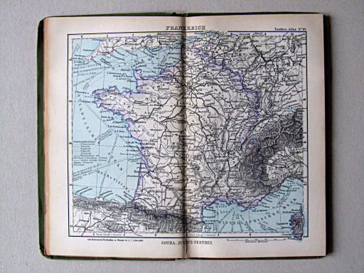 Perthes' Taschen-Atlas (1886)
10. Frankreich