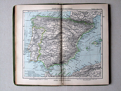 Perthes' Taschen-Atlas (1886)
11. Spanien und Portugal