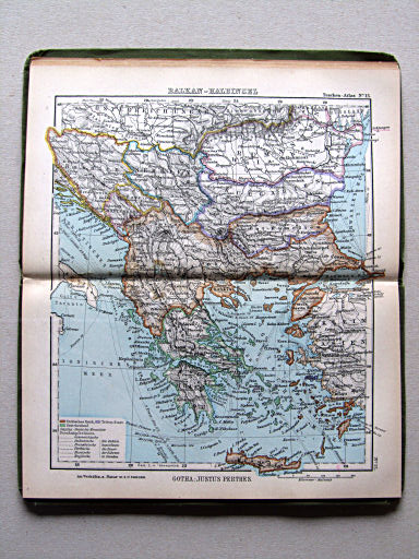 Perthes' Taschen-Atlas (1886)
15. Balkan-Halbinsel