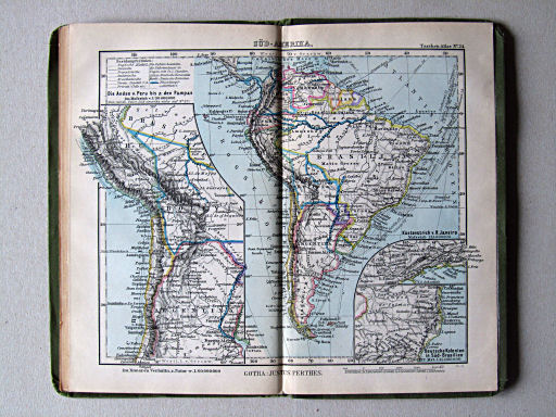 Perthes' Taschen-Atlas (1886)
24. Süd-Amerika