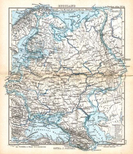 Perthes' Taschen-Atlas (1888)
14. Russland
