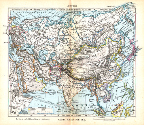Perthes' Taschen-Atlas (1888)
16. Asien