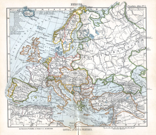 Perthes' Taschen-Atlas (1902)
2. Europa