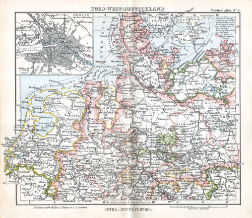 Perthes' Taschen-Atlas (1902)
4. Nord-West-Deutschland