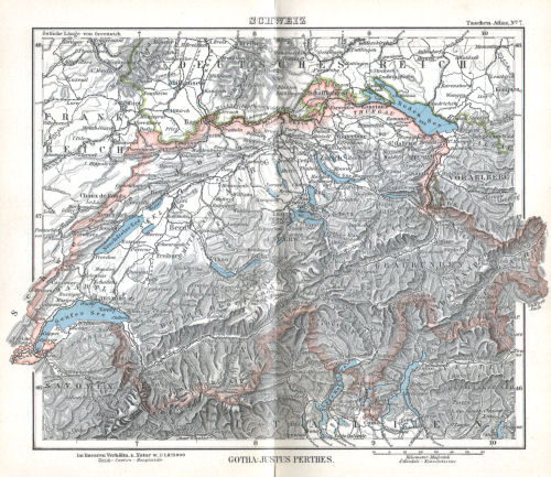 Perthes' Taschen-Atlas (1902)
7. Schweiz