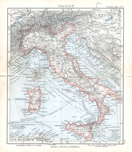 Perthes' Taschen-Atlas (1902)
9. Italien