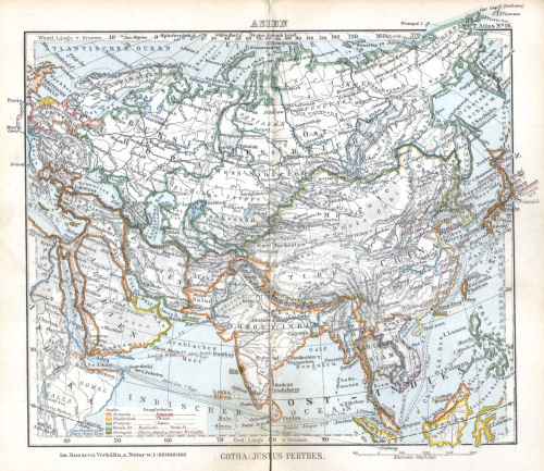 Perthes' Taschen-Atlas (1902)
16. Asien