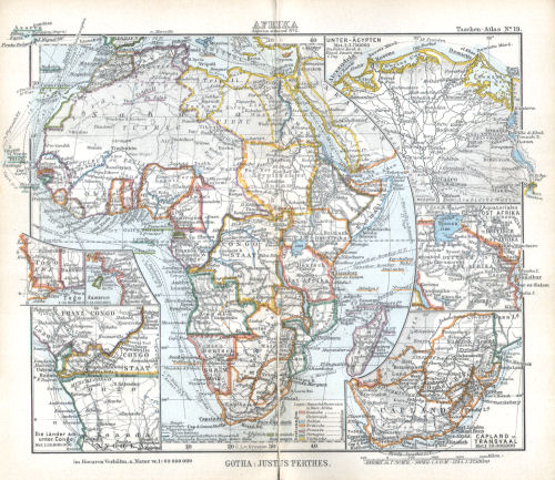 Perthes' Taschen-Atlas (1902)
19. Afrika
