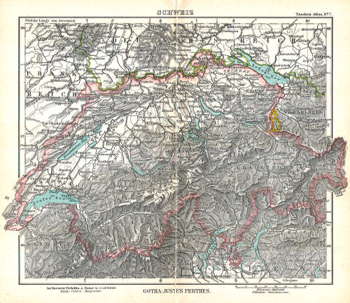 Perthes' Taschen-Atlas (1913)
7. Schweiz