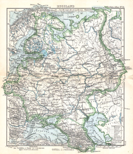 Perthes' Taschen-Atlas (1913)
14. Russland