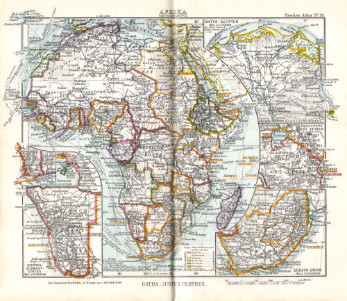 Perthes' Taschen-Atlas (1913)
19. Afrika