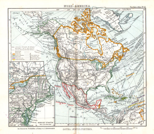 Perthes' Taschen-Atlas (1913)
21. Nord-Amerika