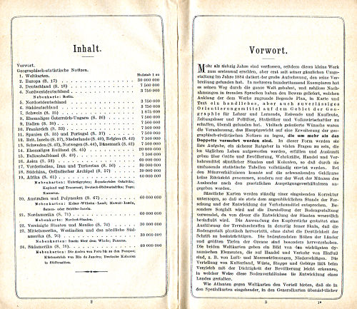Perthes' Taschen-Atlas (1921)
Inhoudsopgave, voorwoord (1) / Table of contents, preface (1)